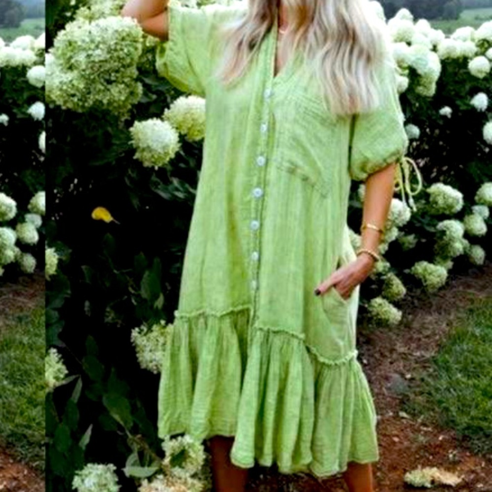 NWOT FREE PEOPLE MAYA SHIRT DRESS